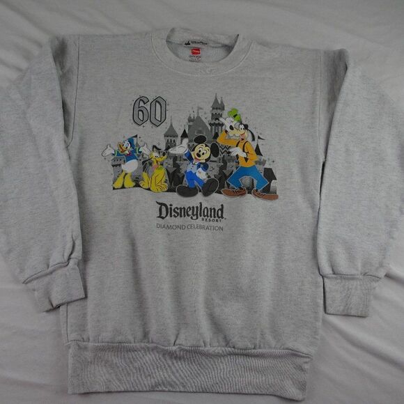 Hanes Disneyland Diamond Celebration Youth Kids Sweatshirt Sweater Size L - Picture 1 of 8